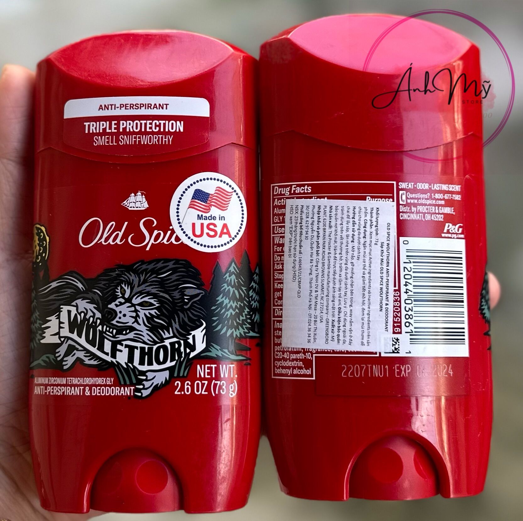 Lăn sáp khử mùi nam old spice 73g usa hàng chuẩn cty