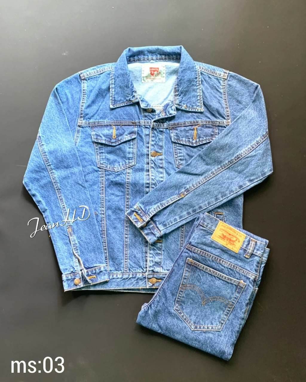 COMBO nguyên bộ jean coton
