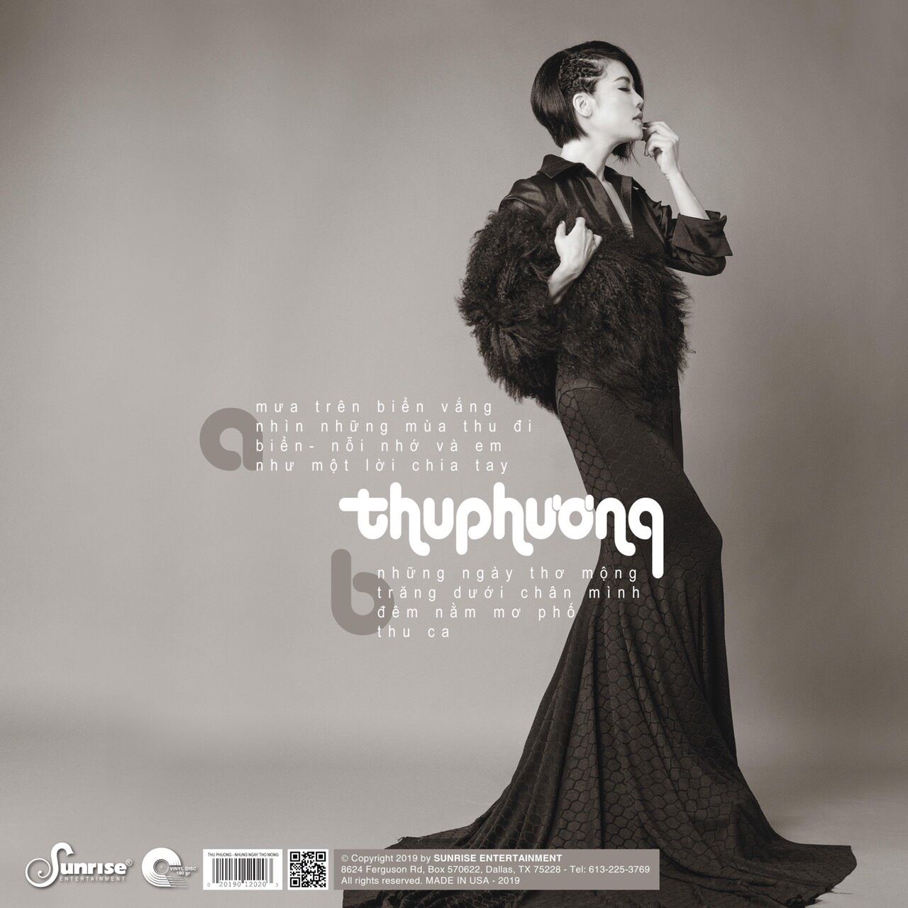 đĩa than Thu Phương - Những ngày thơ mộng LP mới 100%