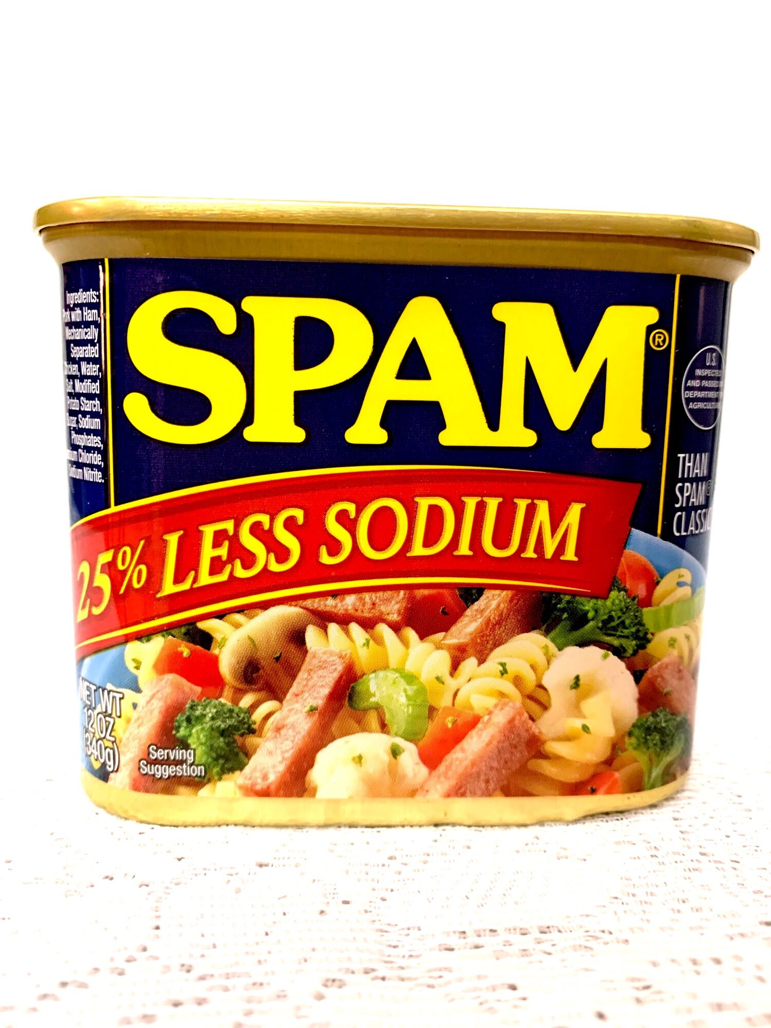 )Thịt hộp Mỹ SPAM 25%less sodium