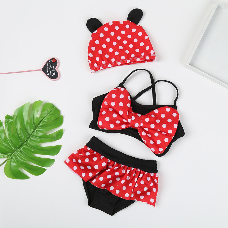 Áo tắm bé gái bikini công chúa bé nhỏ trẻ em em bé vừa dễ thương đồ tắm suối nước nóng bé gái nhà máy