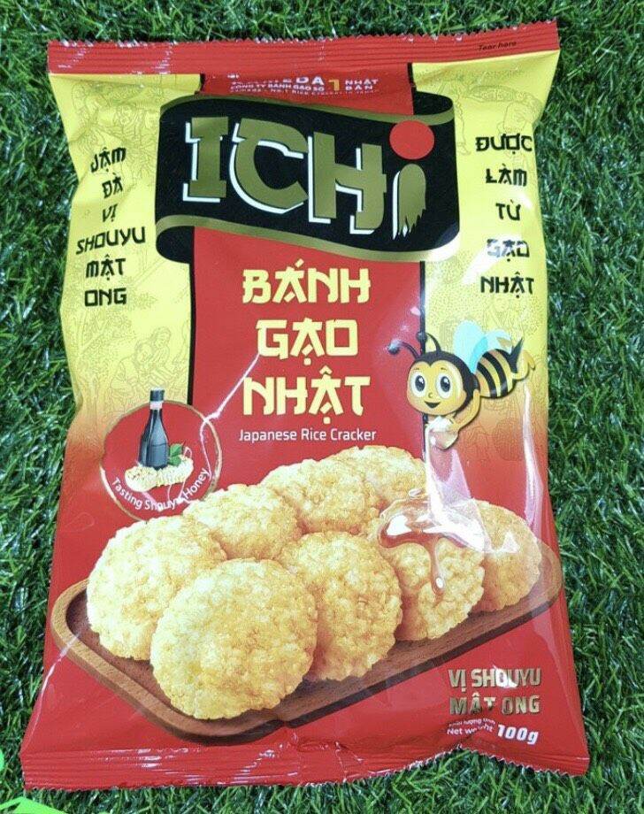 (NGON LẮM À NHA) BÁNH GẠO NHẬT MẬT ONG ICHI 100gram