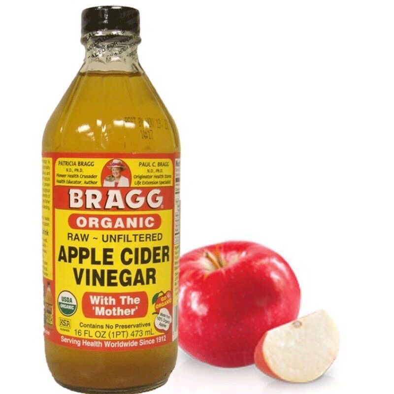 Dấm táo hữu cơ bragg mỹ 473ml