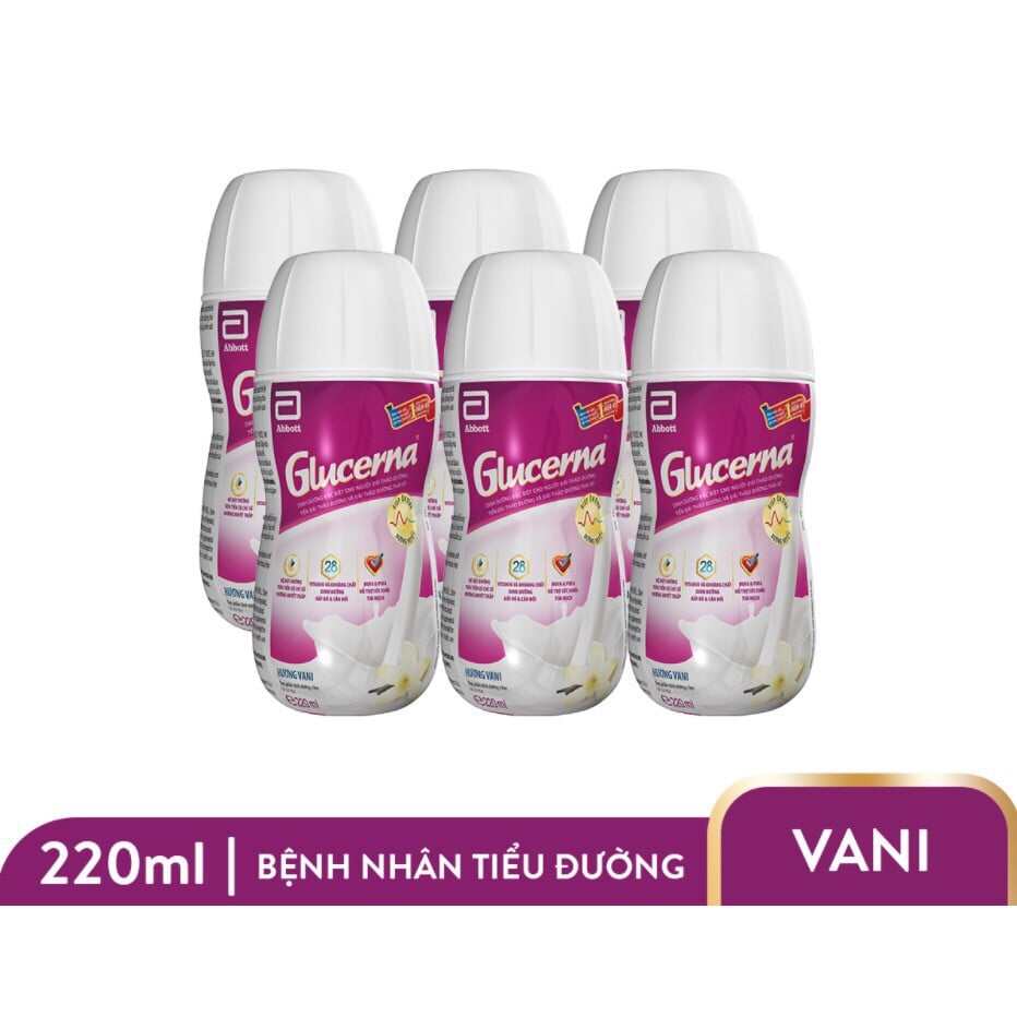 Lốc 6 chai sữa Ensure Glucerna cho người tiểu đường