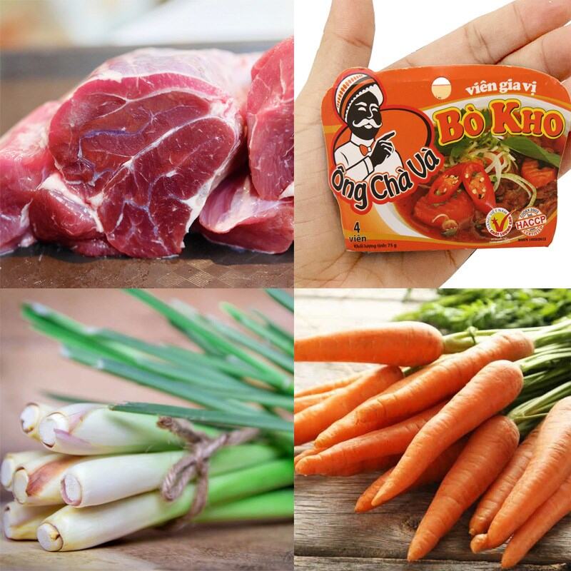 Viên gia vị nấu Bò Kho ông chà và