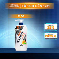 [GIÁ CHỈ 139k][MỚI] Tắm Gội Dưỡng Xmen Clean & Fresh 3in1 Sạch Gàu 610g