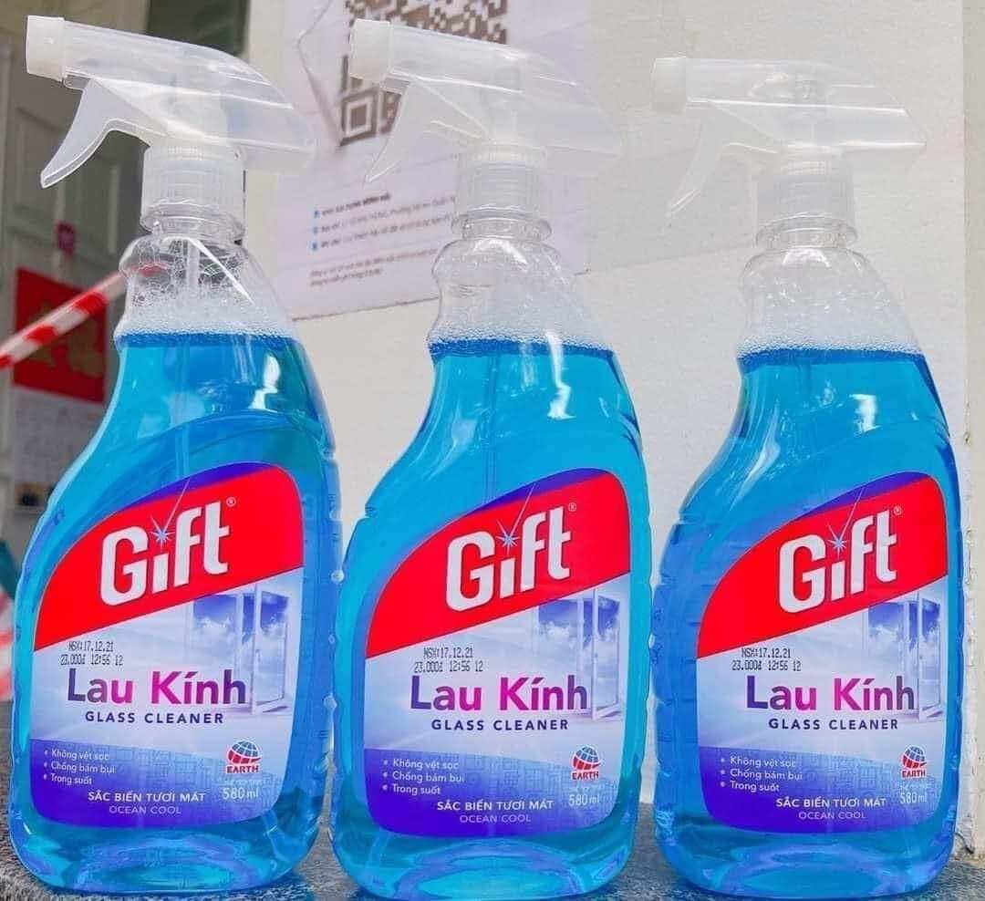 nước lau kính 580ml