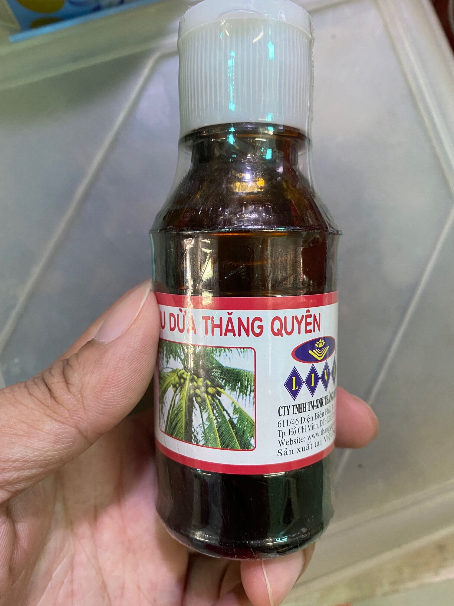 Nước màu dừa Bến Tre chai 100ml