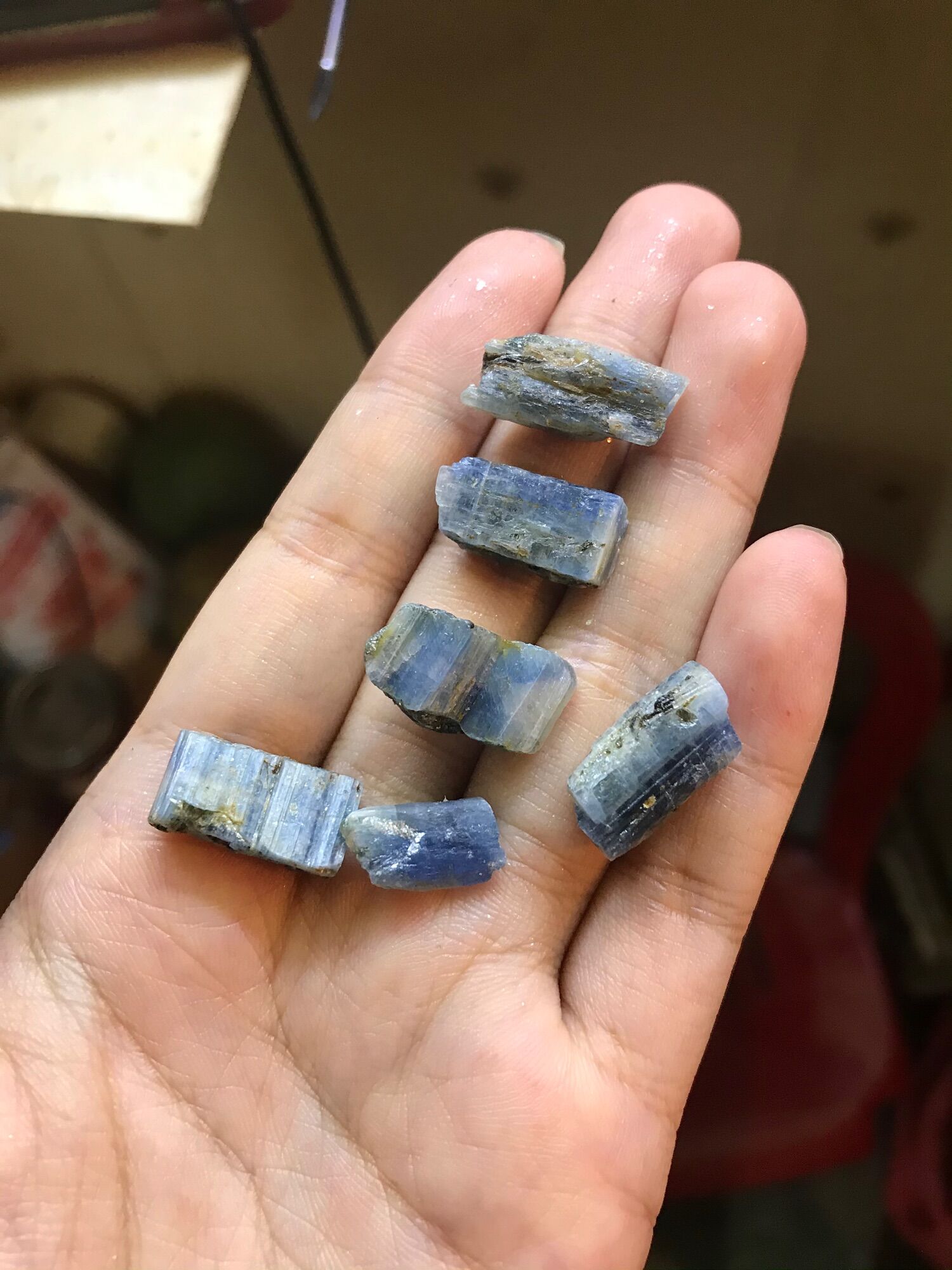 Set 30/50/100 gam đá thô thanh tẩy Kyanite