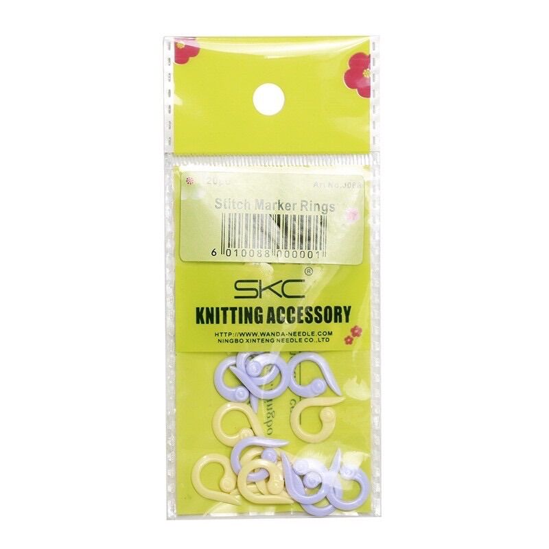 Móc nhựa đánh dấu len 1 size hiệu skc - túi 20 cái