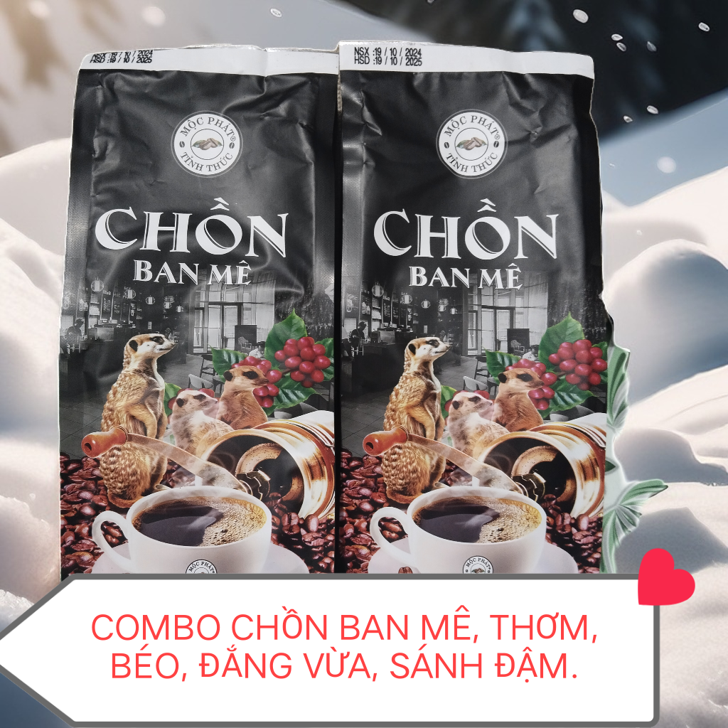 Cà phê chồn Ban Mê thơm ngon=1kg, cafe Hiệu Mộc Phát