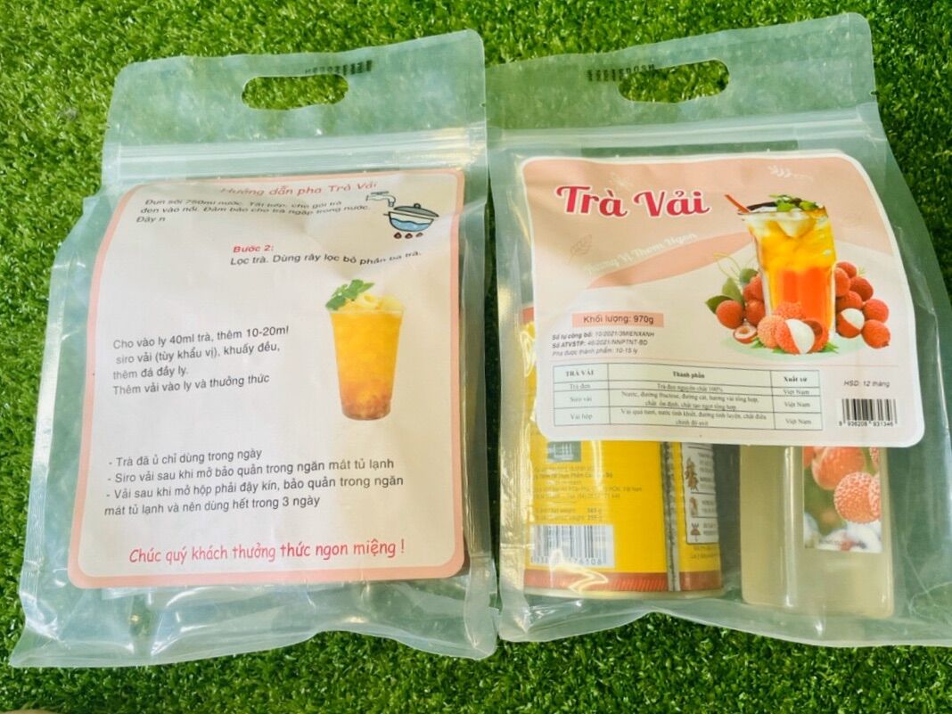 SET NẤU TRÀ ĐÀO , TRÀ VẢI