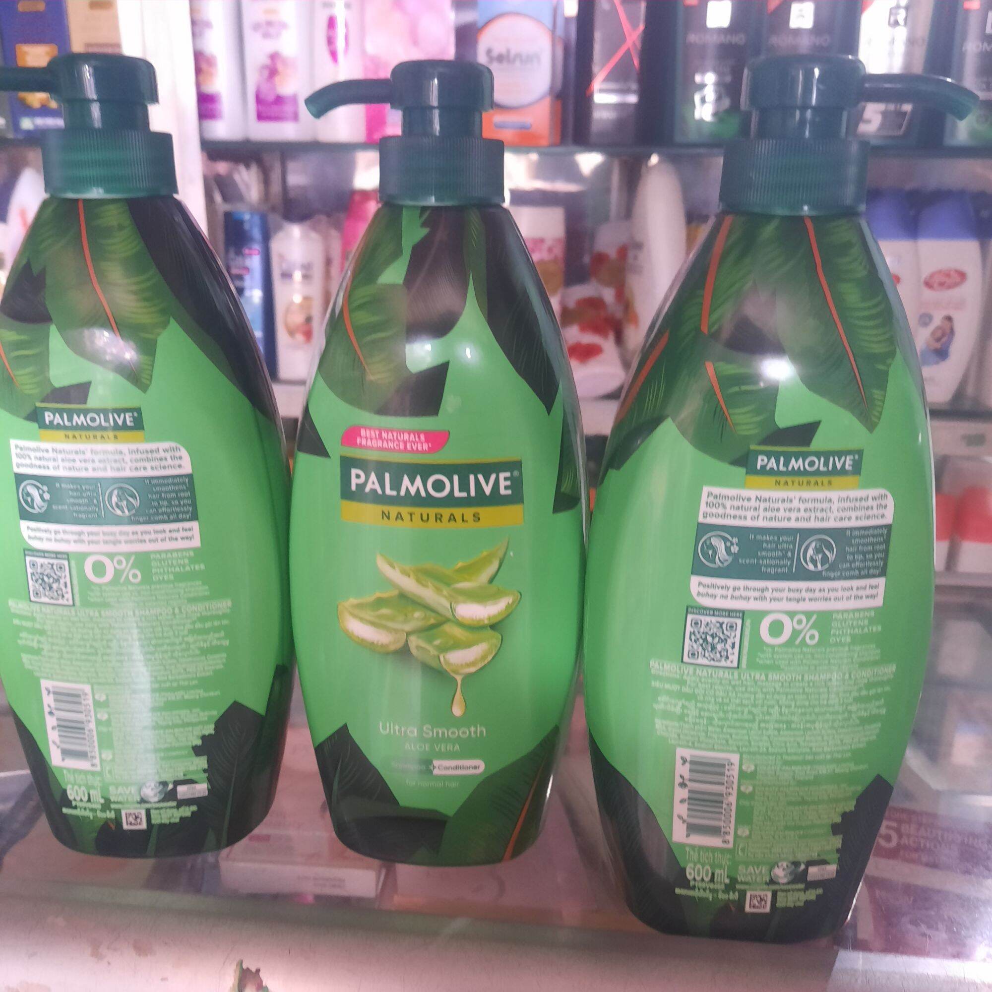 DẦU GỘI PALMOLIVE NHA ĐAM 600ML