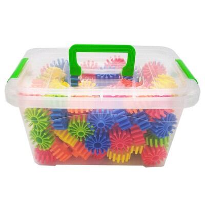 Đồ chơi để bàn mẫu giáo khối lắp ráp bánh răng hình tròn lắp ráp lắp ráp khối lắp ráp giáo dục sớm tốt cho trí não khối lắp ráp bách biến