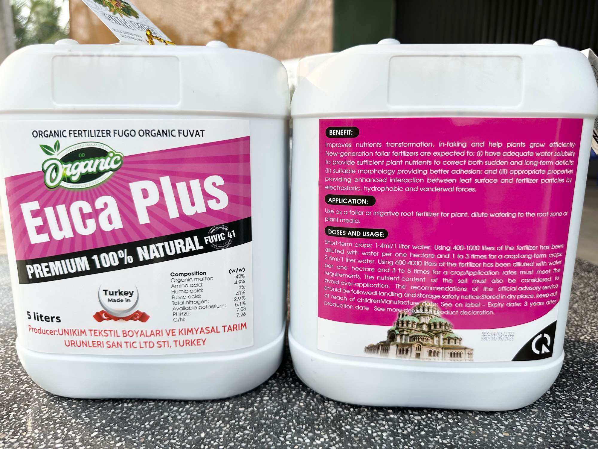 Euca Plus( Hữu cơ nước Thổ Nhĩ Kỳ) FUGO