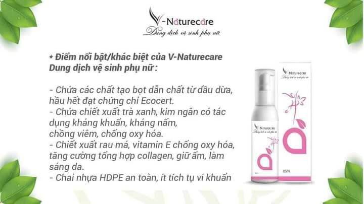 [HCM]V-NATURECARE DUNG DỊCH VỆ SINH PHỤ NỮ