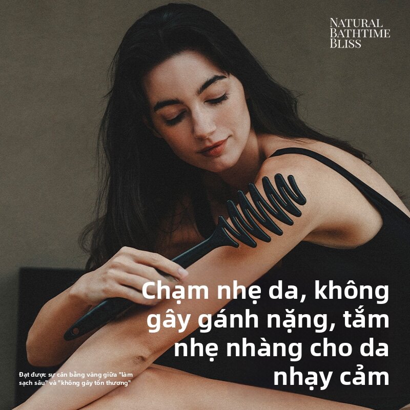 KRRAMEL | Exfoliating Care Long Handle Bristle Bath Brush - Thương hiệu KRRAMEL Giá 748,000 Đồng*Miễn phí vận chuyển