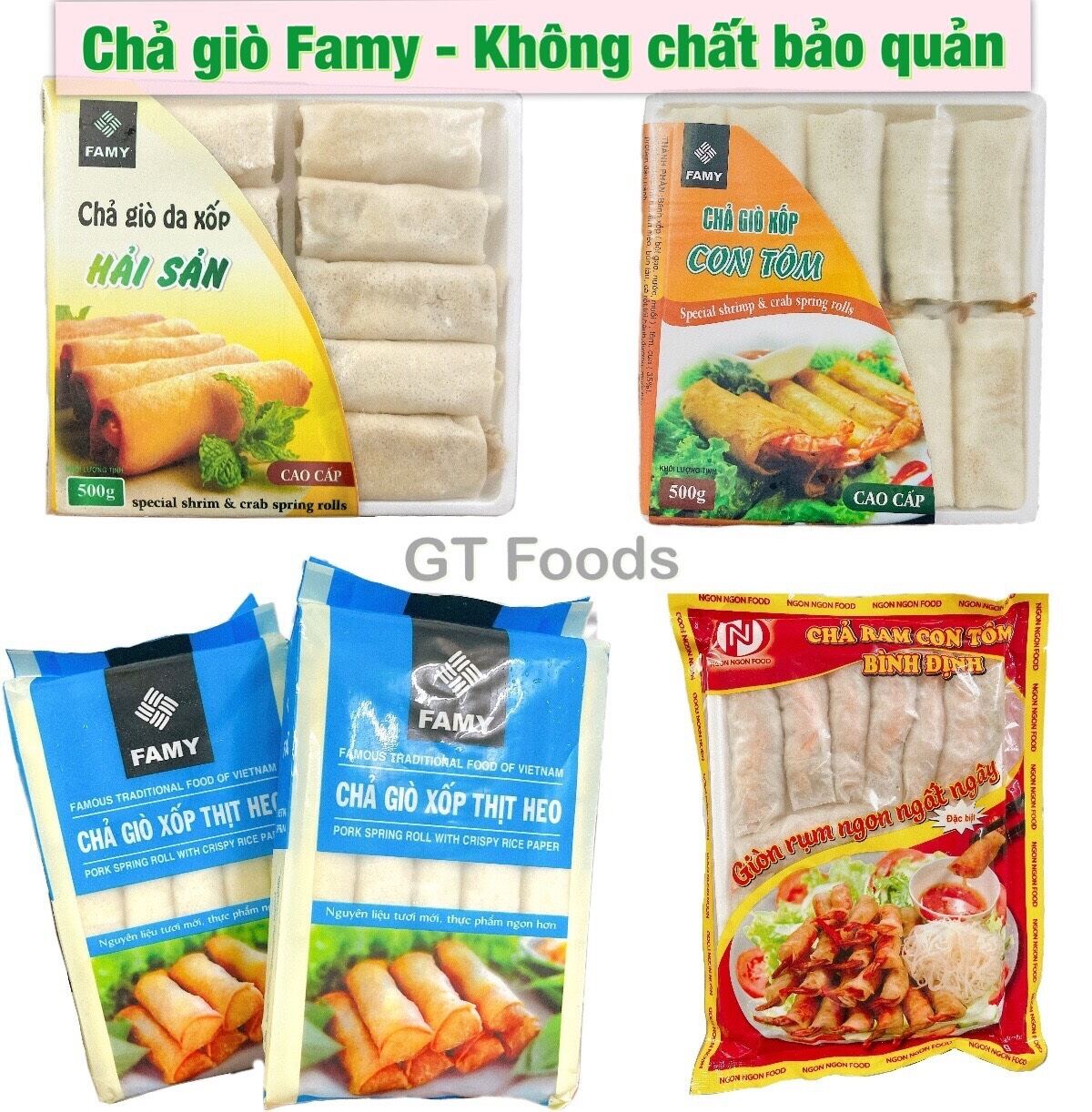 CHẢ GIÒ CAO CẤP Famy (400g) thơm ngon (SP đang trợ giá)