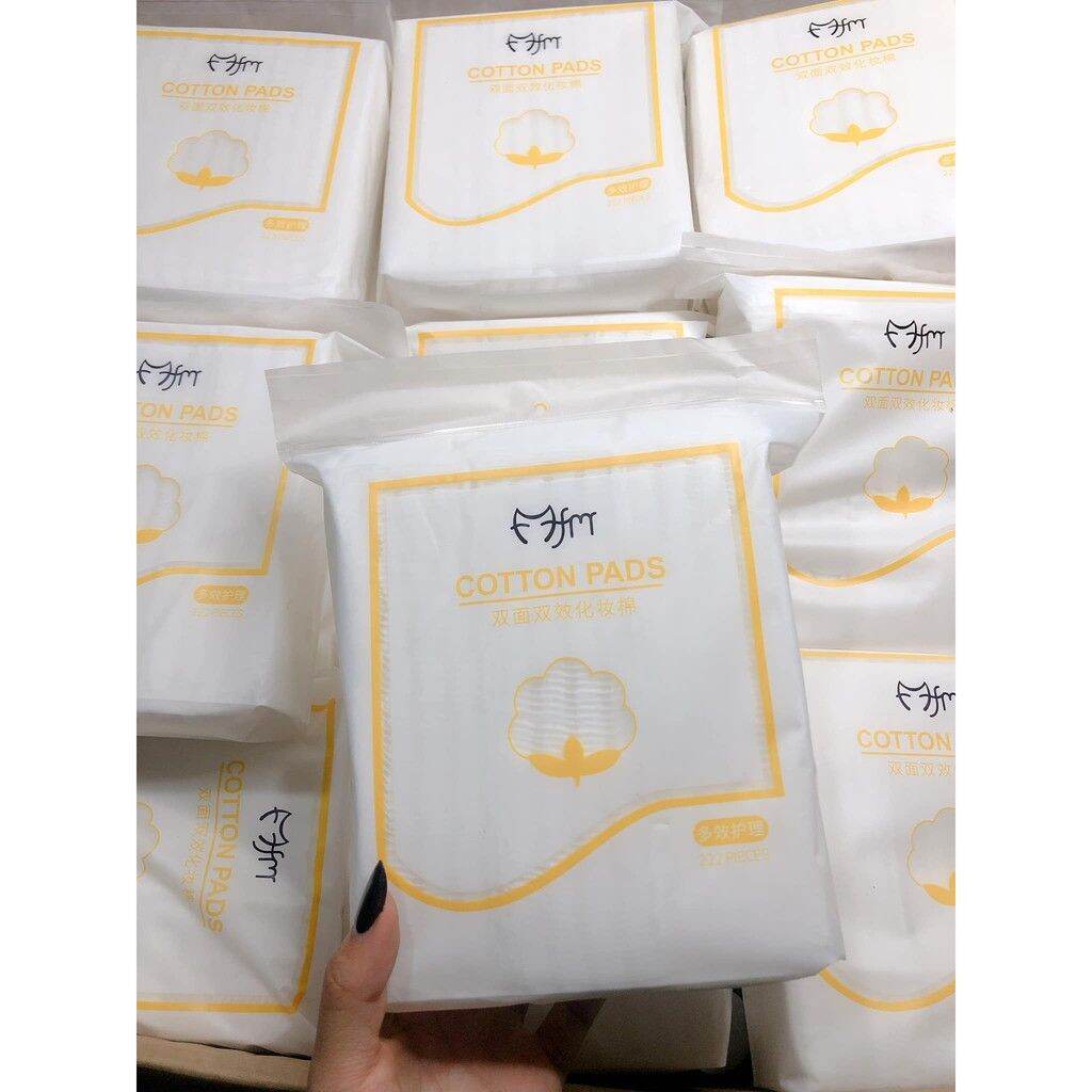 BÔNG TẨY TRANG COTTON PADS BỊCH 222 MIẾNG