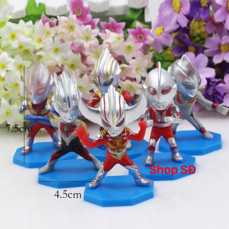Mô hình siêu nhân điện Quang - bộ 6 con