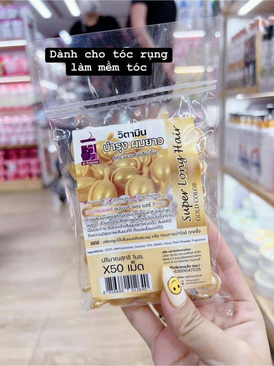 Bịch 50 Viên Serum Dưỡng Tóc Thái Lan