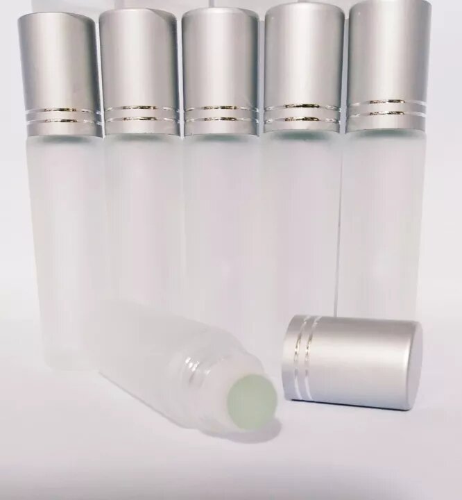 Sỉ Combo 20 chai thủy tinh 10ml bi lăn chiết nước hoa đựng tinh dầu, serum