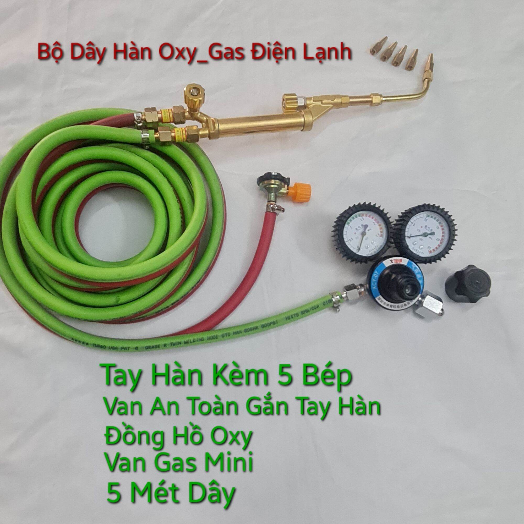 Gas Welding Set (Oxygen + Gas) for Refrigeration Technicians