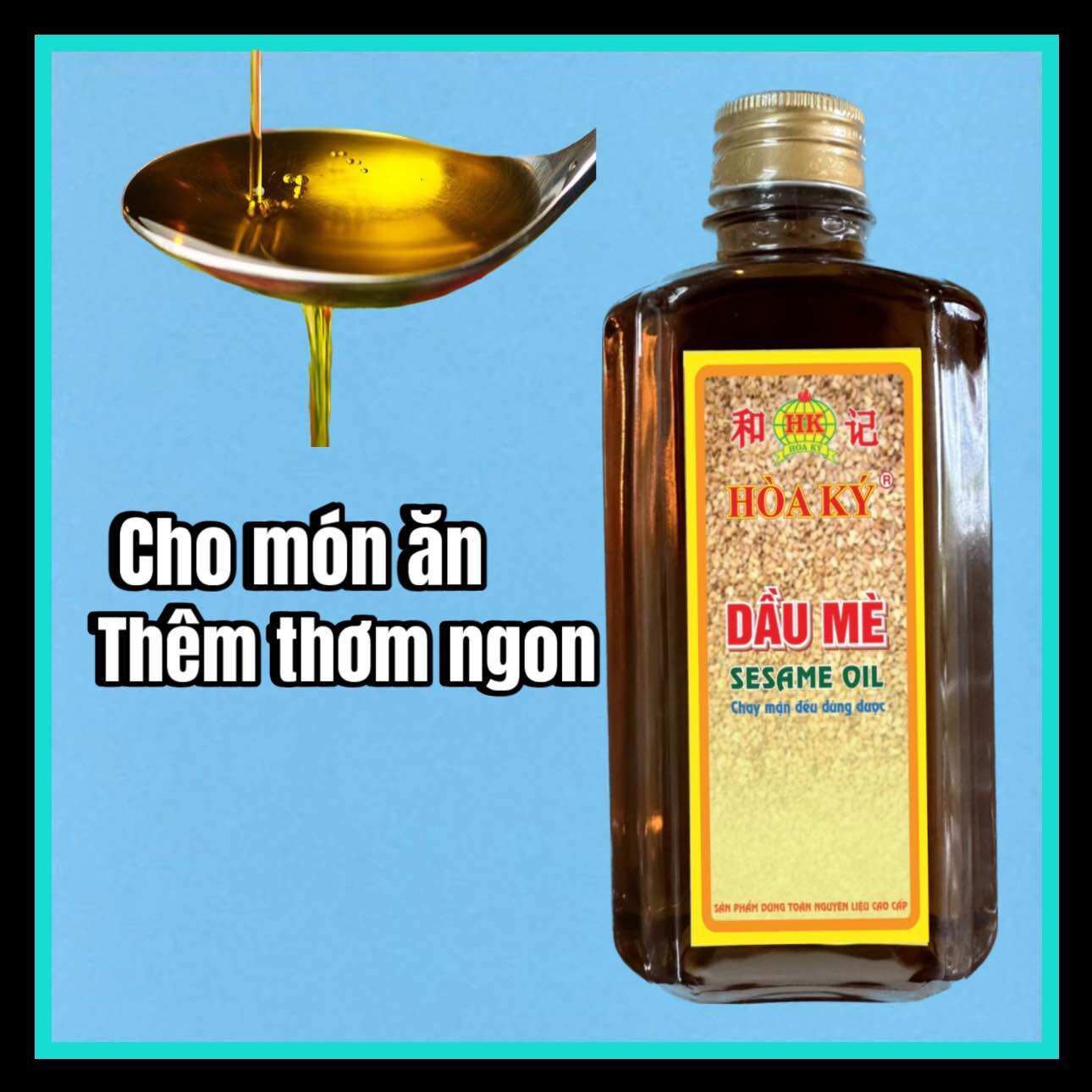 Dầu mè hòa ký 330ml, nêm các món xào,hầm,nướng,chiên,sốt, bánh.