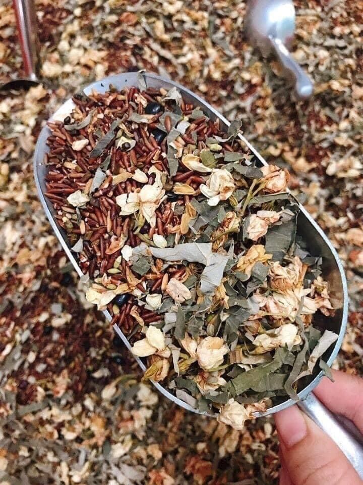 Trà gạo lứt xạ đen 🍃🍃 Hộp 500gr