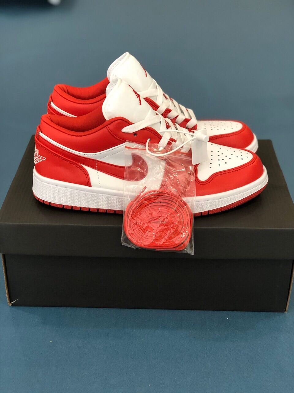 Nike Jordan 1 Low Gym Red chuẩn SC x Tiệm giày Folie
