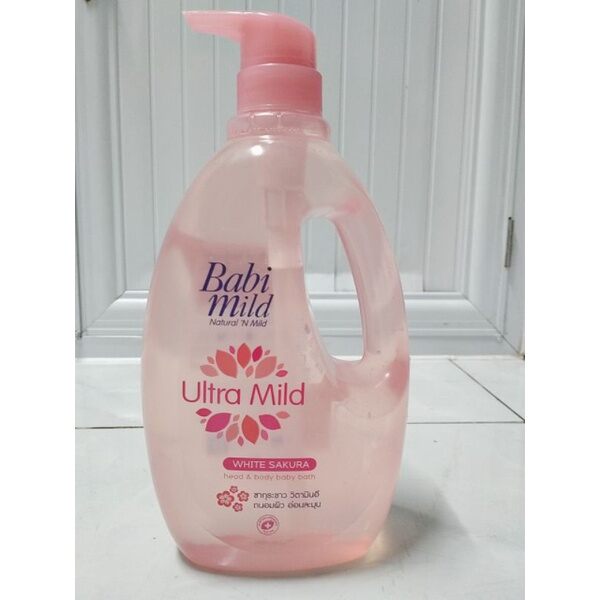 Sữa tắm gội Babi Mild 800ml Thái Lan