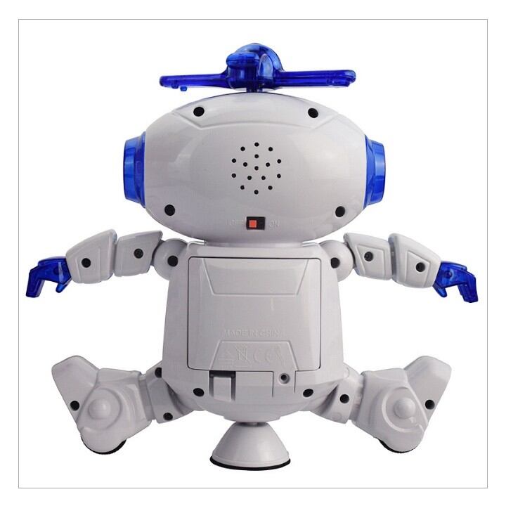 Robot Xoay 360 Độ Biết Nhảy Múa Hát Có Đèn