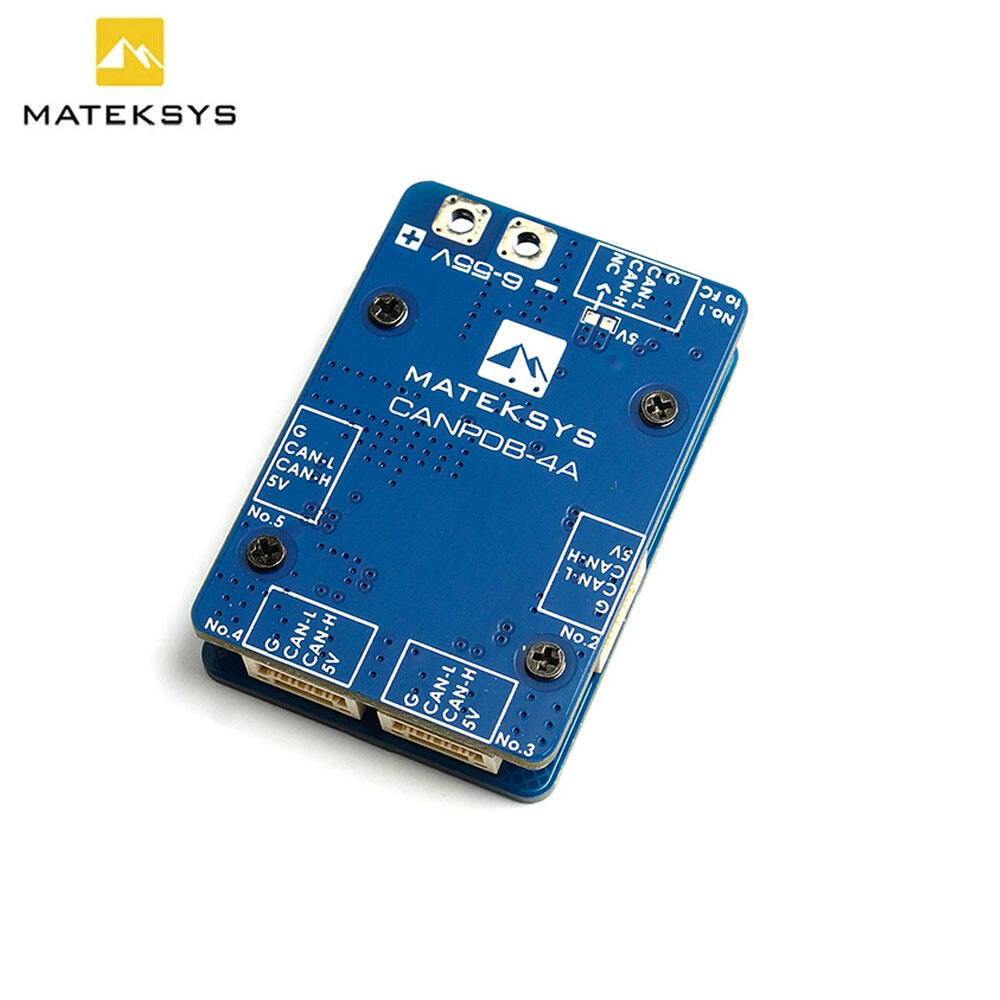 MATEK Mateksys CANPDB Với Bộ Chia 4A BEC JST-GH 6V-55V Phạm Vi Đầu Vào 2S-12S Bảng Đột Phá Tích Hợp 