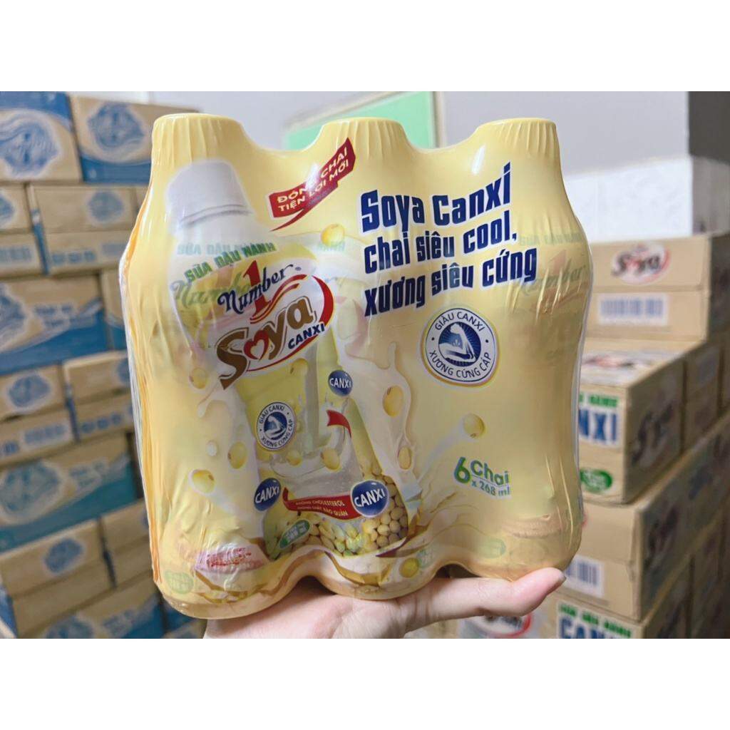 1thùng 24 chai sữa đậu nành soya number one 268 ml