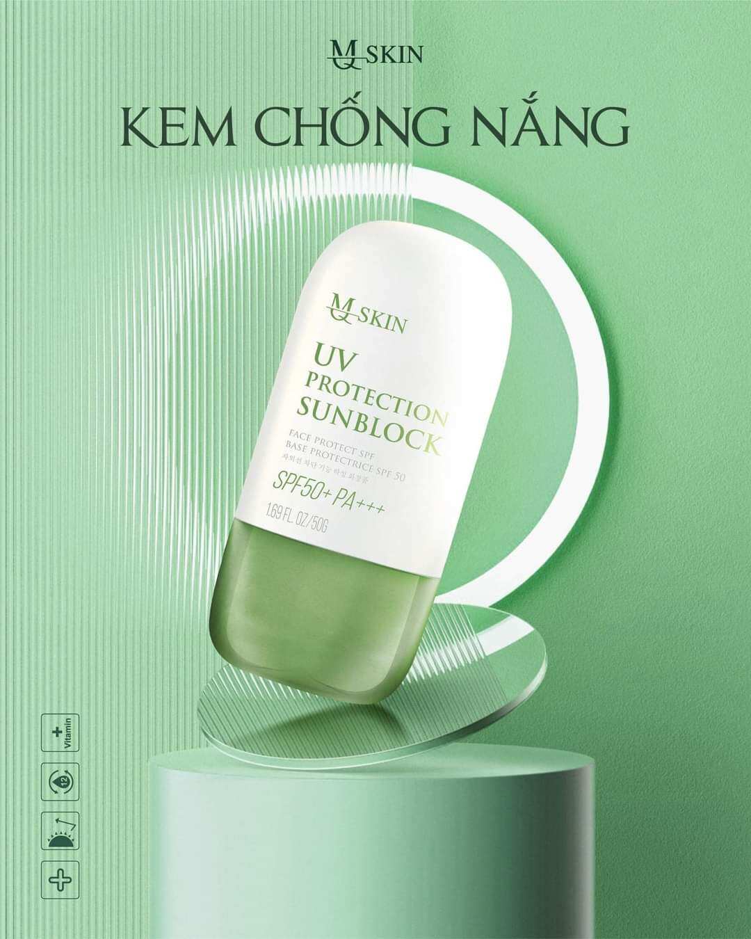 Kem Chống Nắng MQ SKlN mẫu mới