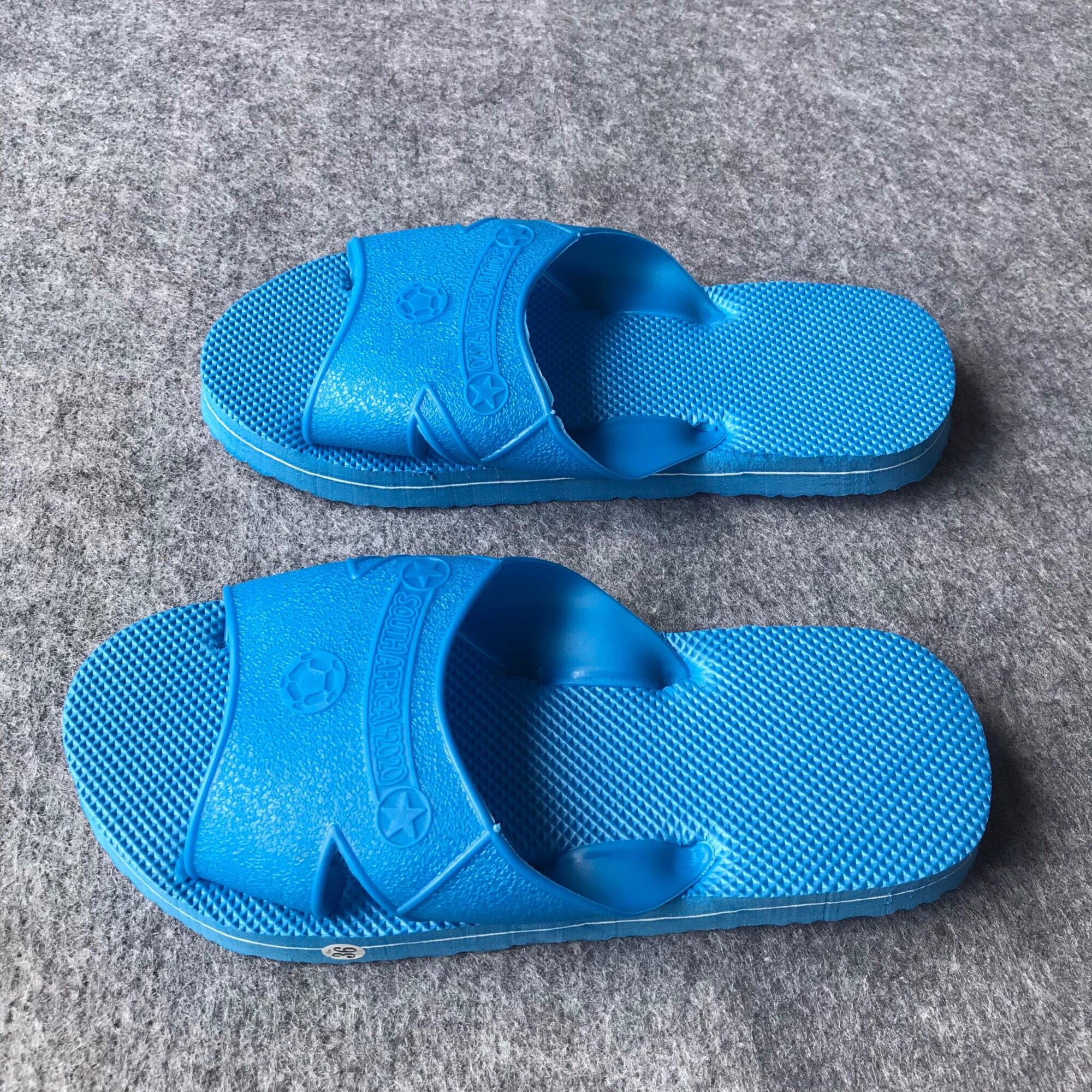 Dép xốp quai ngang nam nữ màu  XANH DƯƠNG siêu êm