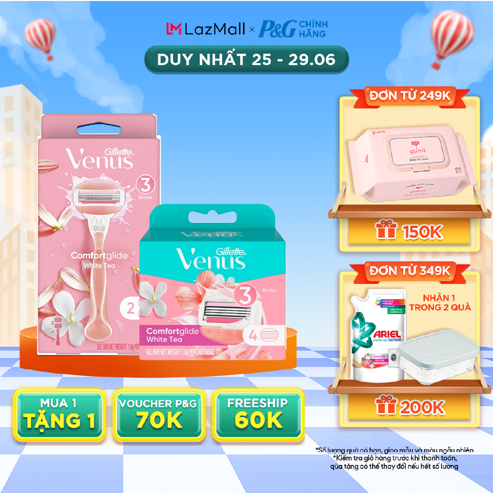 Bộ Dao Cạo Nữ GILLETTE Venus Smooth