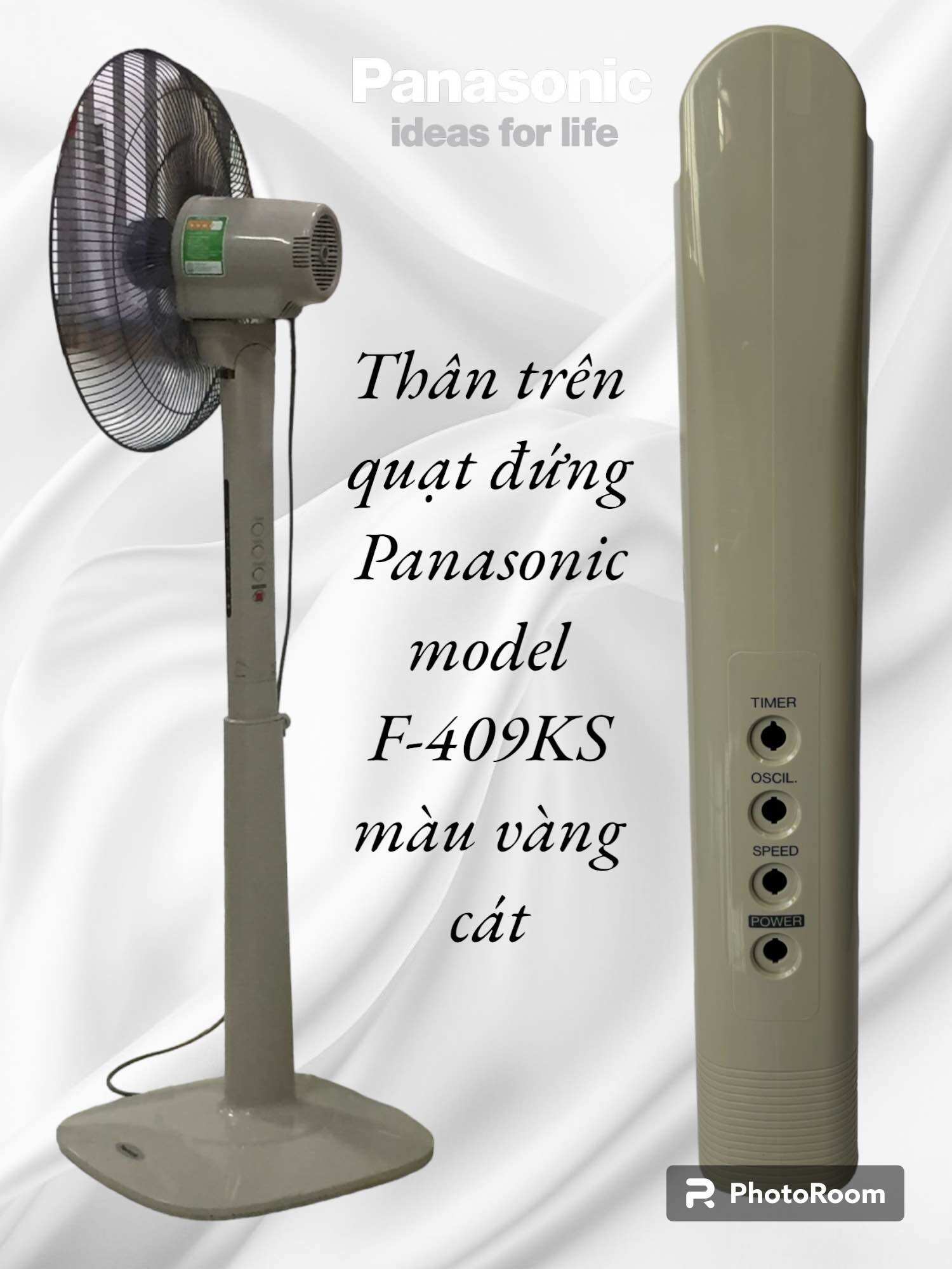 Phụ kiện quạt - thân trên quạt đứng panasonic model f-409kb và kdk model m40k - chính hãng - made in malaysia.