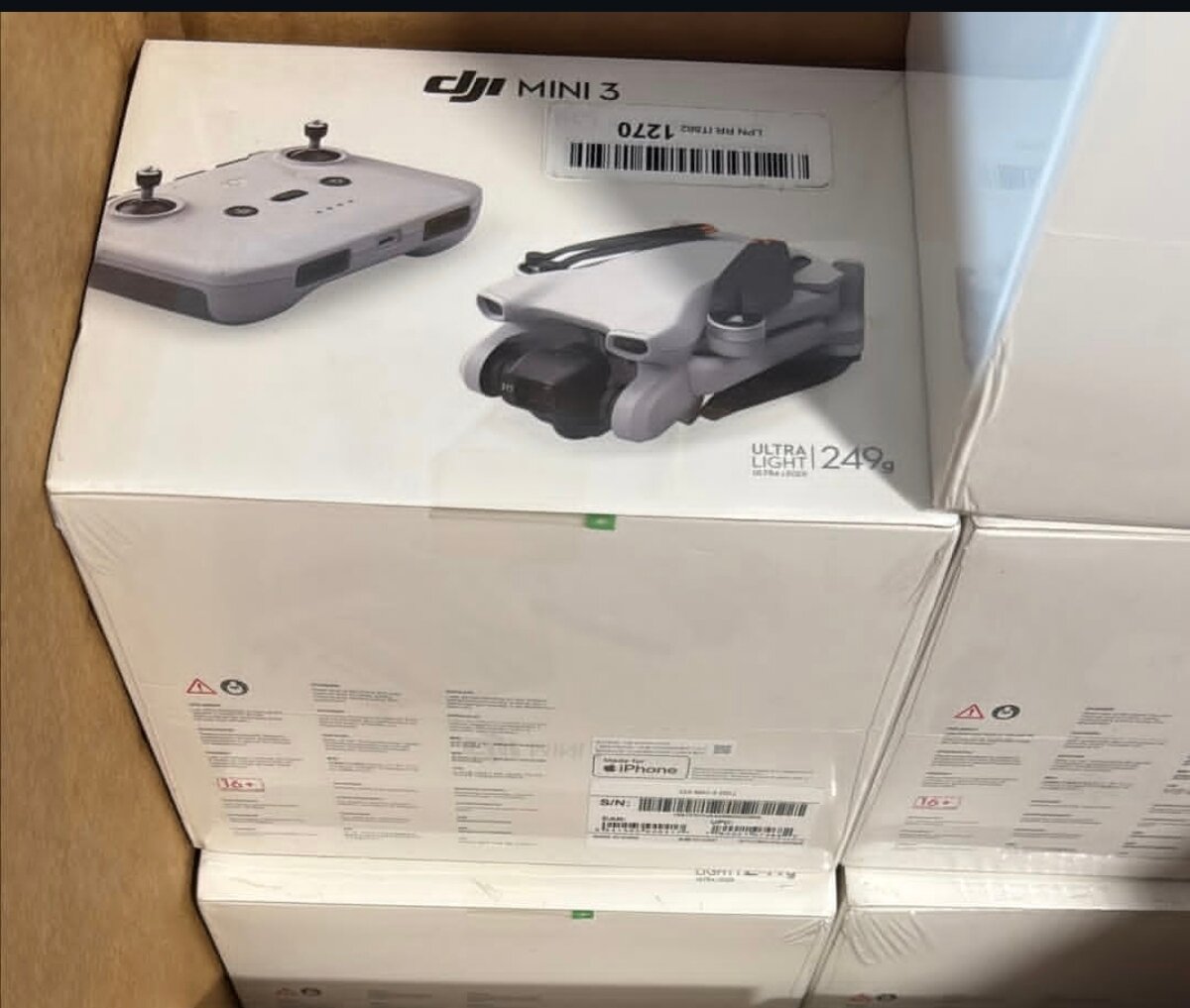 DJI Mini 3 (DJI RC-N1) - Camera Drone I Under 249 g I 38/51 Min Flight Time I 4K HDR Video