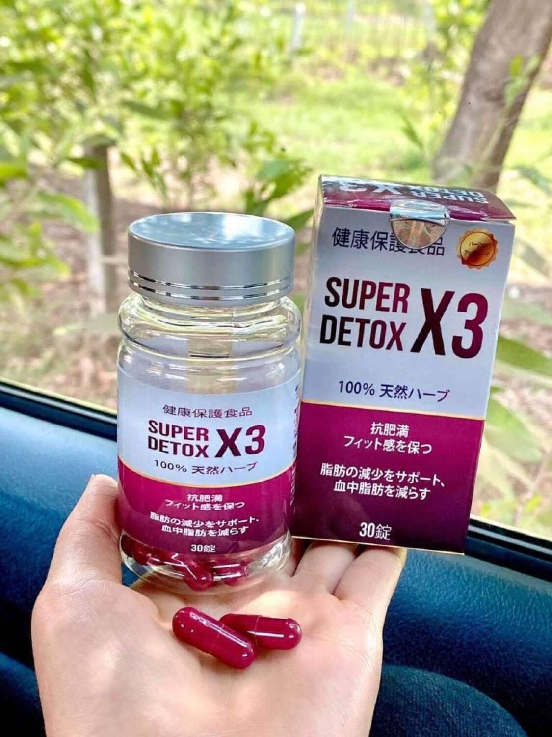 Giảm cân Supper Detox X3 Ngân 98[ chính hãng] - LIỆU TRÌNH 15v dùng thử