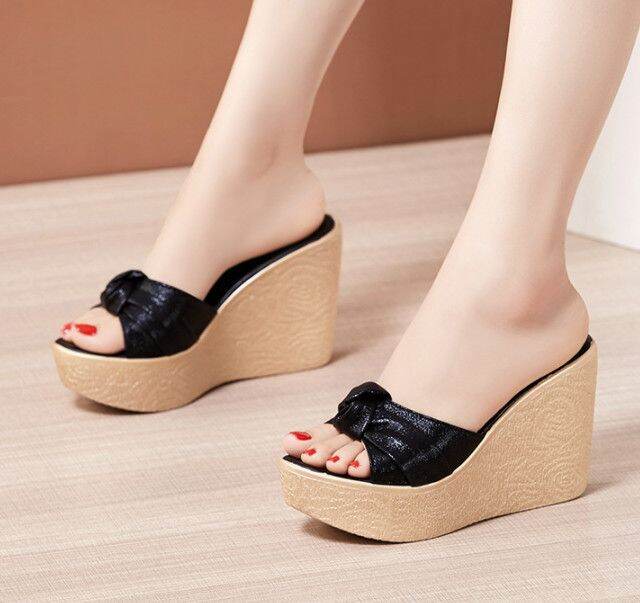 dép đế xuồng nơ nhũ 10f