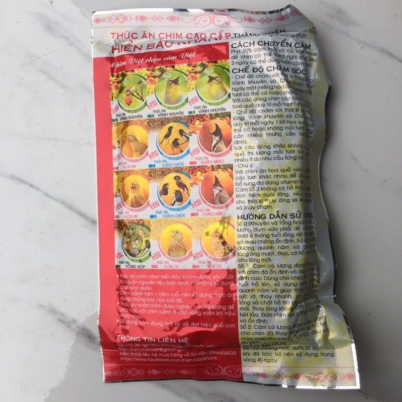Cám chim Hiển Bảo Khánh chào mào số 1