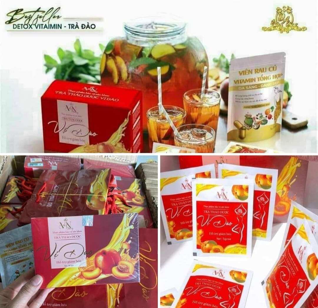 trà đào giảm cân Đông Anh