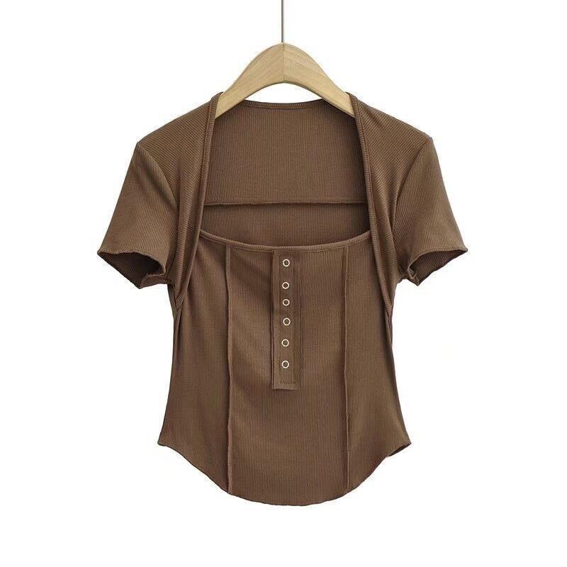 Áo thun gân cotton chất đẹp [ảnh thật]