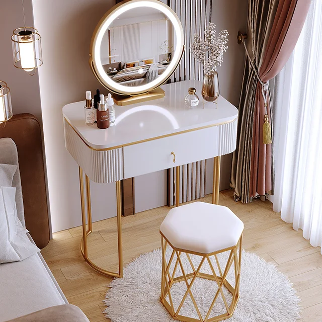 Bàn trang điểm phong cách bắc âu sang chảnh hiện đại