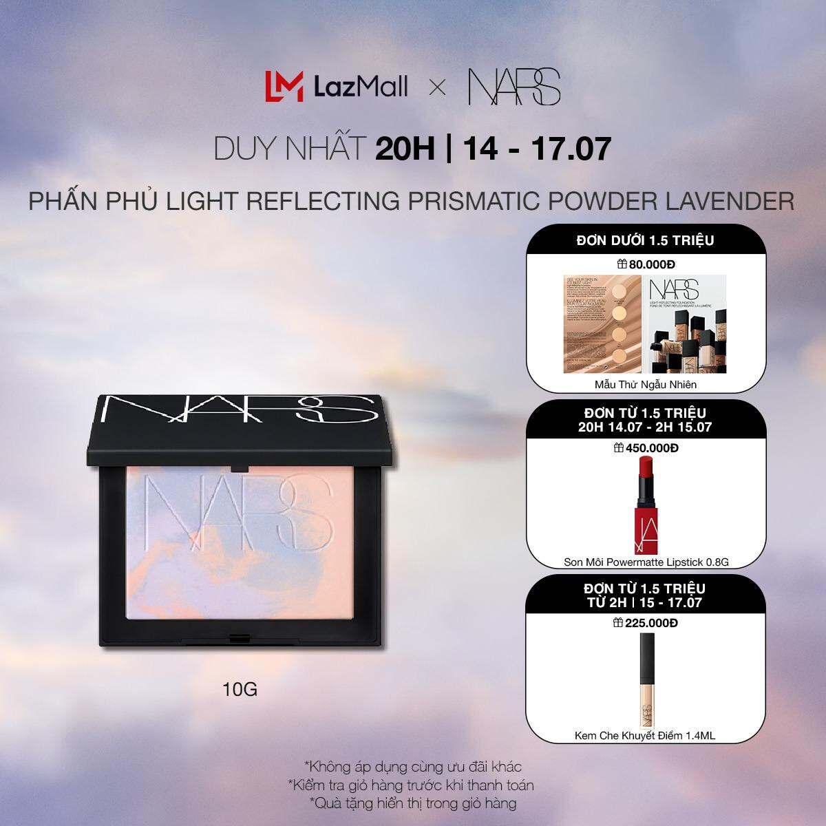 Phấn phủ dạng nén NARS Light Reflecting Prismatic Powder Lavender - Pressed