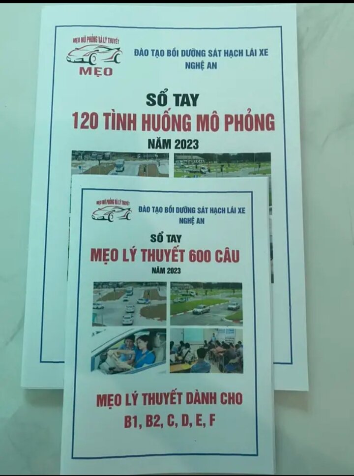 Sổ tay bộ mẹo lý thuyết 600 câu và 120 tình huống