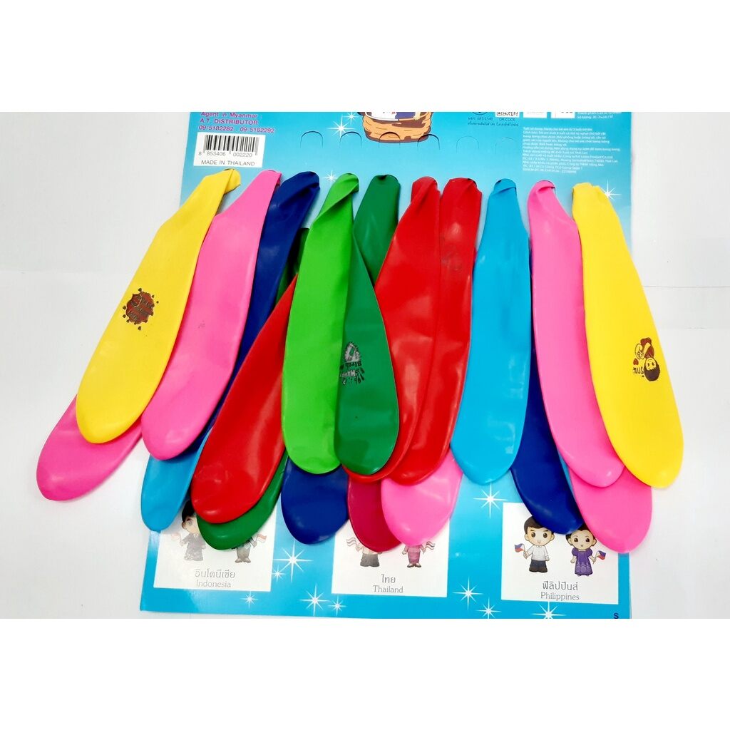 Vỉ bong bóng bay  20 cái