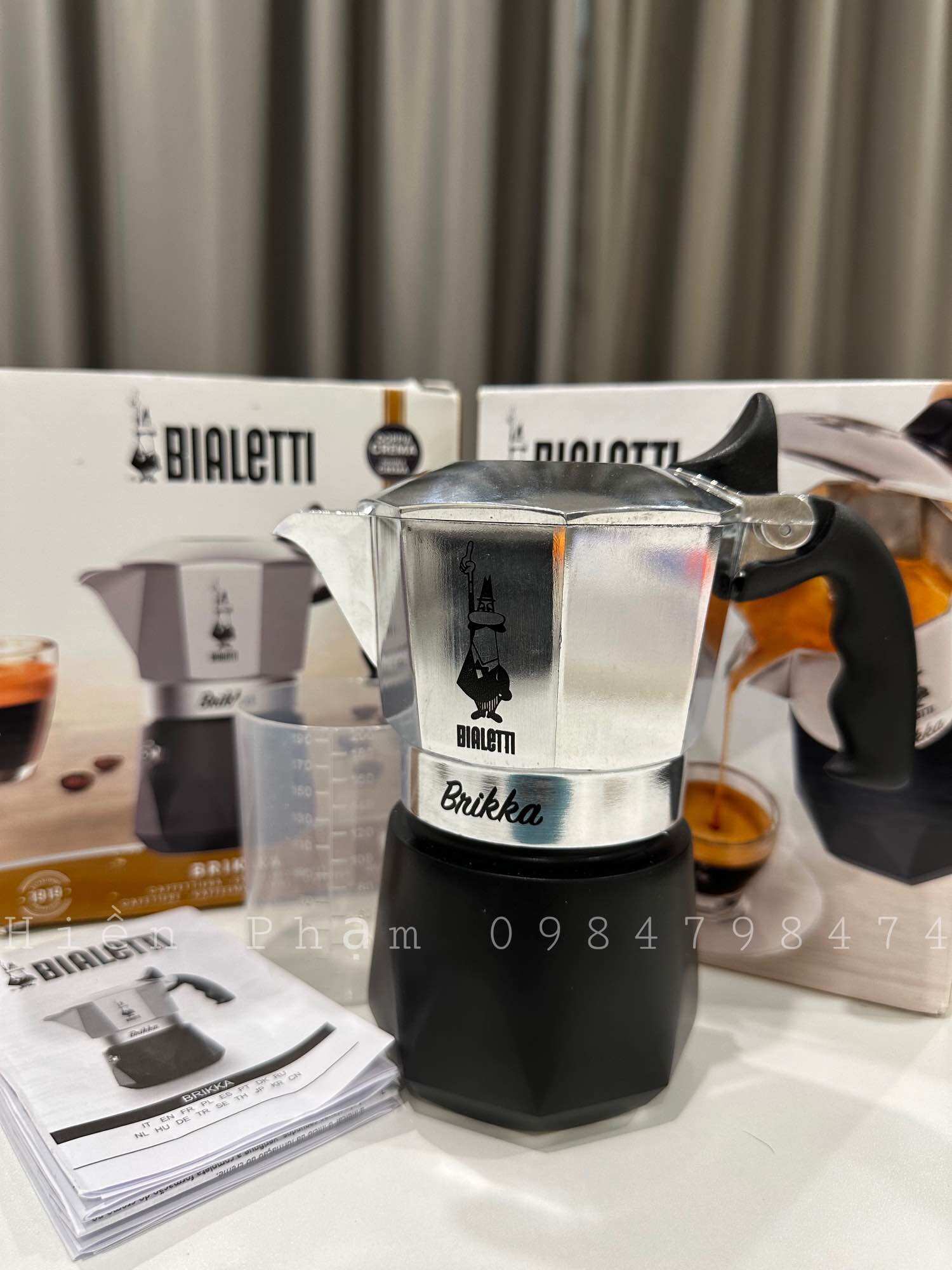 Ấm Pha cafe Espresso Bialetti New Brikka (2023) 2 cup/4 cup(Chính hãng)