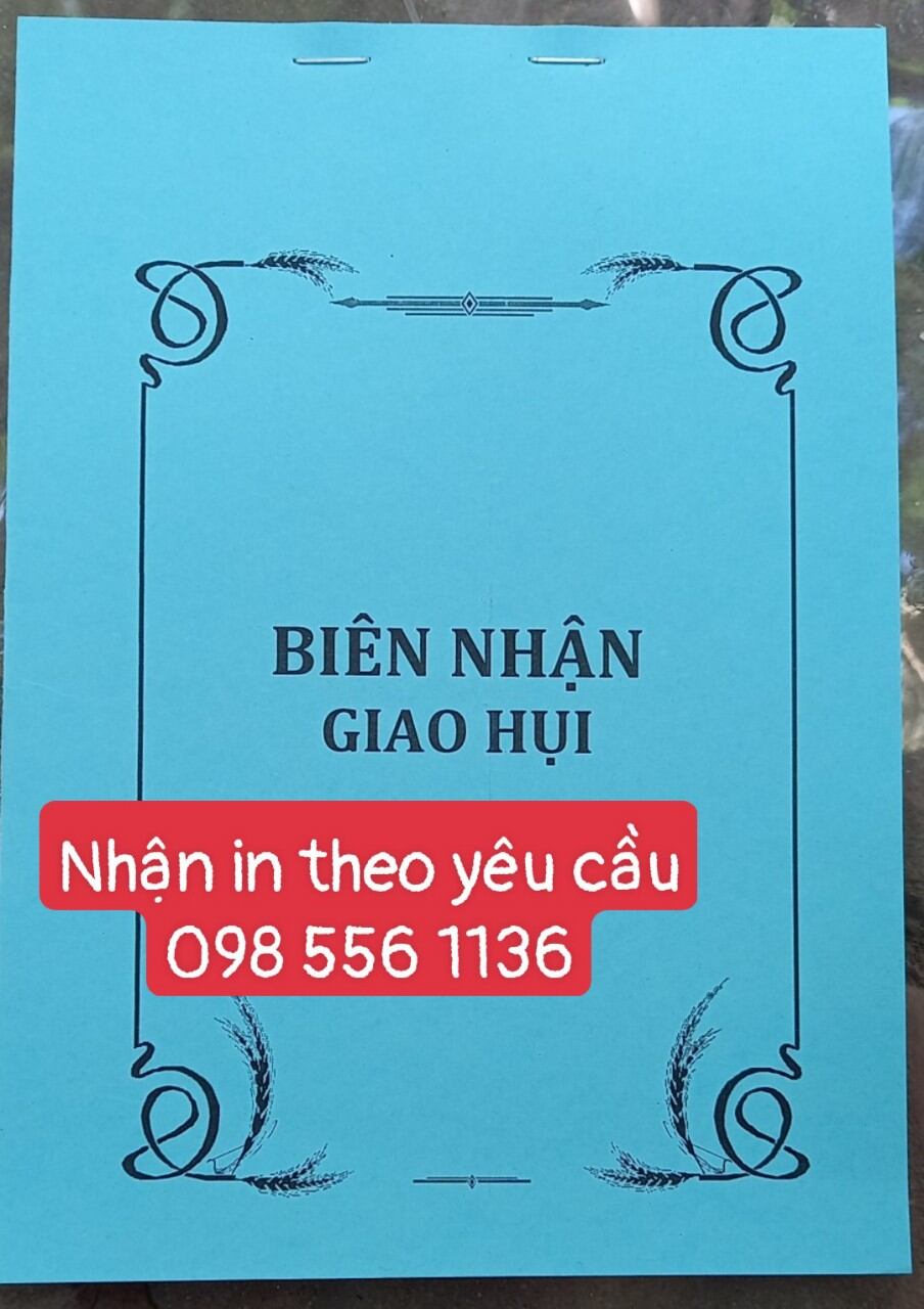 Giấy giao hụi quyển 50 tờ a5